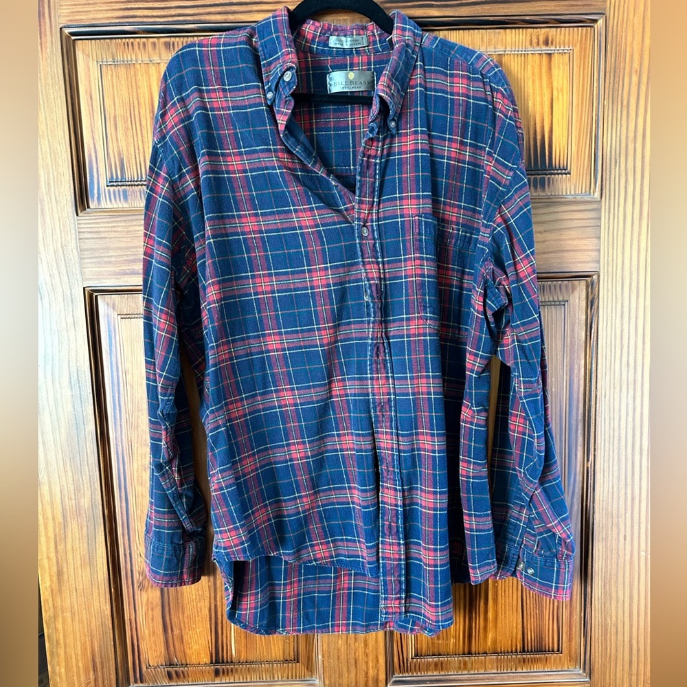 Blue and Red Flannel Size XLT